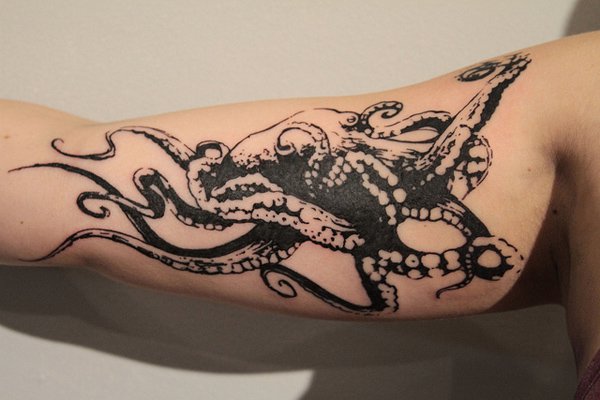 96 Ideas para Tatuajes de Pulpos (Kraken) con Significados 62 96 Ideas para Tatuajes de Pulpos (Kraken) con Significados 62