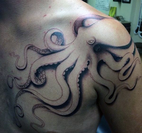 96 Ideas para Tatuajes de Pulpos (Kraken) con Significados 59