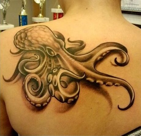 96 Ideas para Tatuajes de Pulpos (Kraken) con Significados 30 96 Ideas para Tatuajes de Pulpos (Kraken) con Significados 30