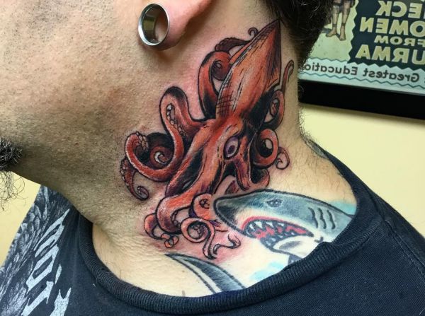 96 Ideas para Tatuajes de Pulpos (Kraken) con Significados 75 96 Ideas para Tatuajes de Pulpos (Kraken) con Significados 75
