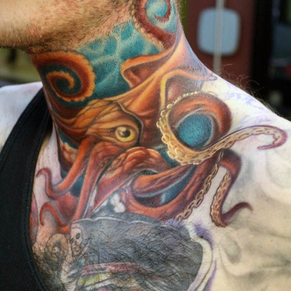 96 Ideas para Tatuajes de Pulpos (Kraken) con Significados 76 96 Ideas para Tatuajes de Pulpos (Kraken) con Significados 76