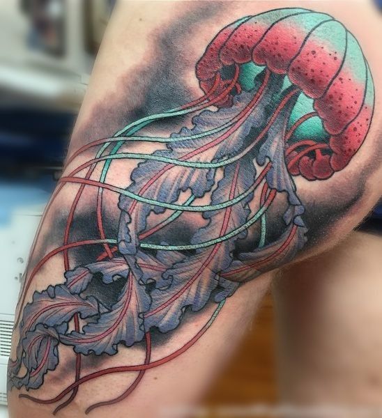 Tatuajes de Medusas: Significados e Ideas (+Leyenda) 17