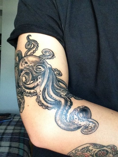 96 Ideas para Tatuajes de Pulpos (Kraken) con Significados 41 96 Ideas para Tatuajes de Pulpos (Kraken) con Significados 41