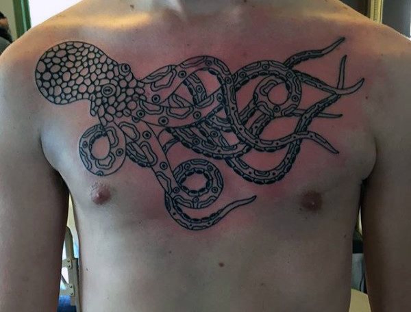96 Ideas para Tatuajes de Pulpos (Kraken) con Significados 42