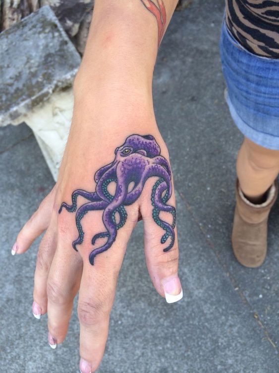 96 Ideas para Tatuajes de Pulpos (Kraken) con Significados 3