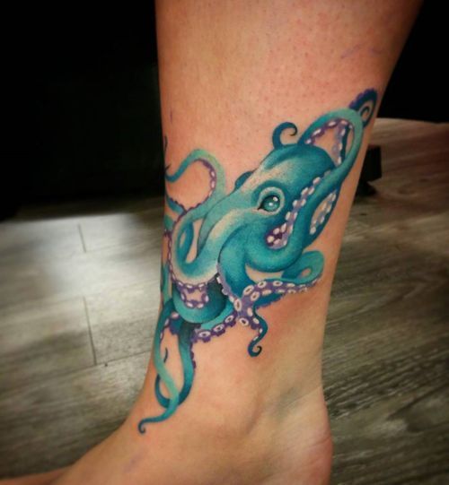 96 Ideas para Tatuajes de Pulpos (Kraken) con Significados 50