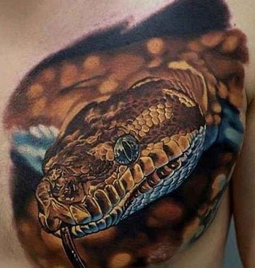 101 Ideas de Tatuajes de Serpientes y sus Significados 60