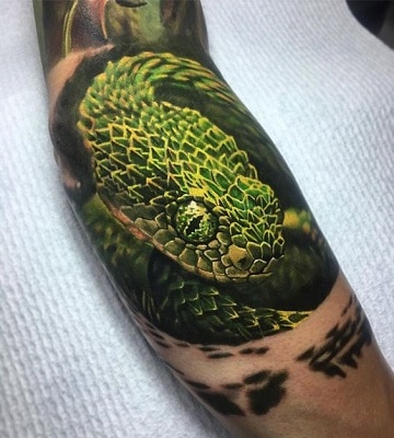 101 Ideas de Tatuajes de Serpientes y sus Significados 64