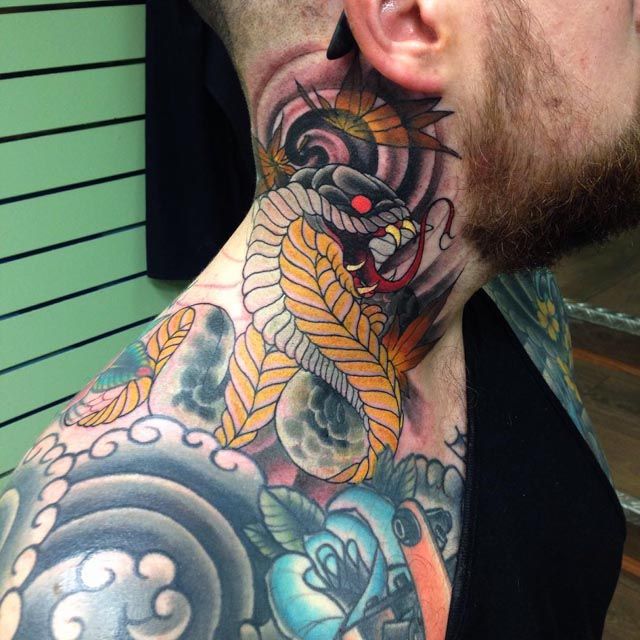 101 Ideas de Tatuajes de Serpientes y sus Significados 40
