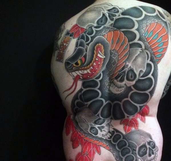 101 Ideas de Tatuajes de Serpientes y sus Significados 70