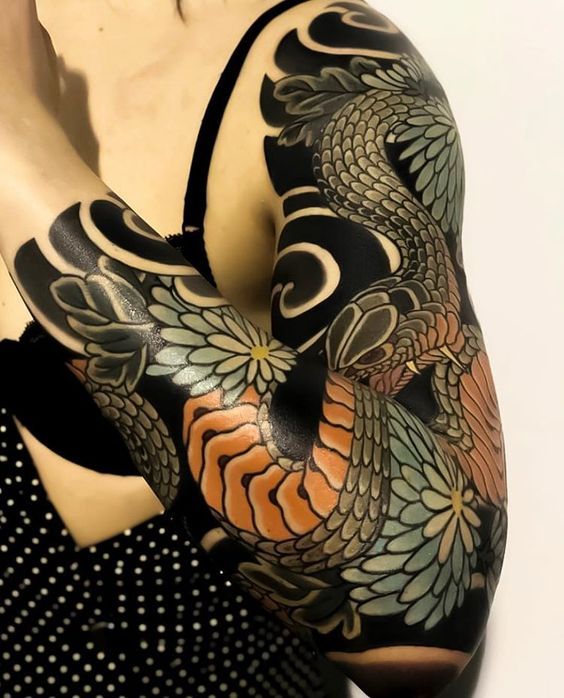 101 Ideas de Tatuajes de Serpientes y sus Significados 72