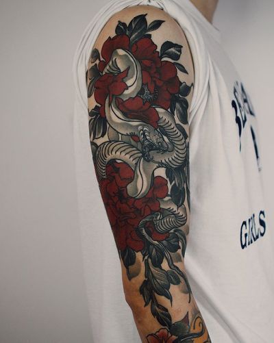 101 Ideas de Tatuajes de Serpientes y sus Significados 55