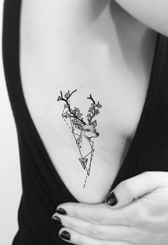 72 Ideas para Tatuajes de Venados (Con Significados) 48