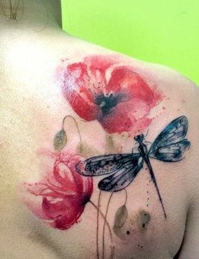 68 Tatuajes de Libélulas con sus Significados 9