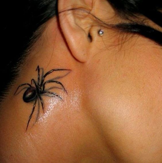 60 Tatuajes de Arañas con significados 9