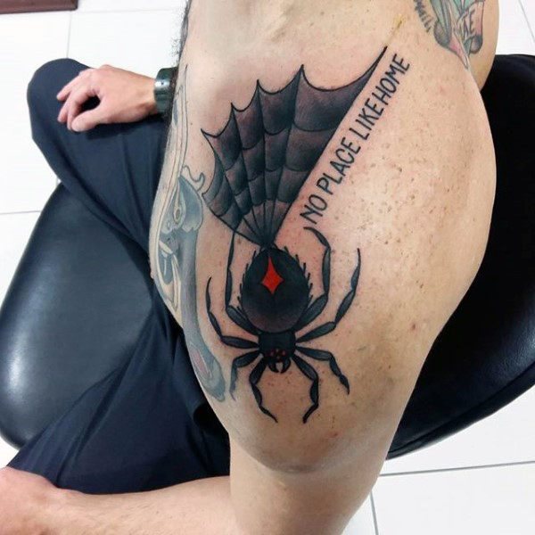 60 Tatuajes de Arañas con significados 22