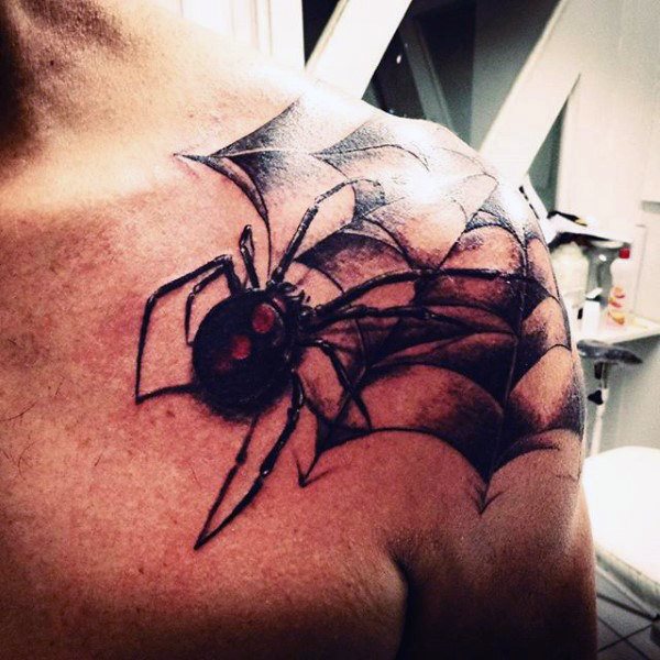 60 Tatuajes de Arañas con significados 23