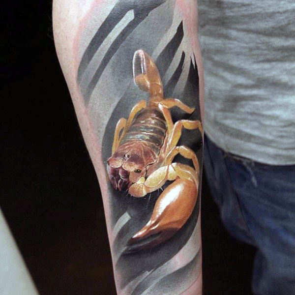 79 Ideas para Tatuajes de Escorpiones (+Significados) 40