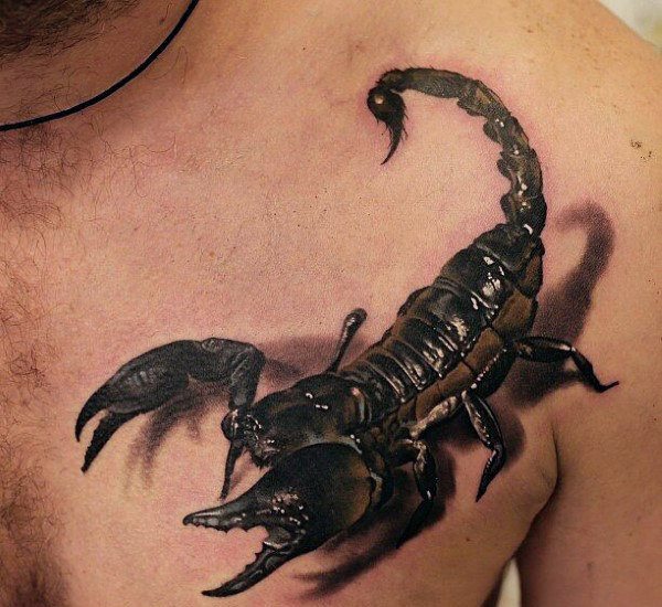 79 Ideas para Tatuajes de Escorpiones (+Significados) 46