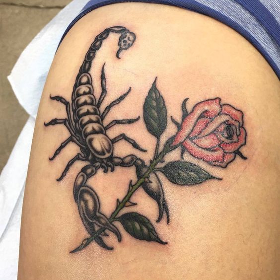 79 Ideas para Tatuajes de Escorpiones (+Significados) 53