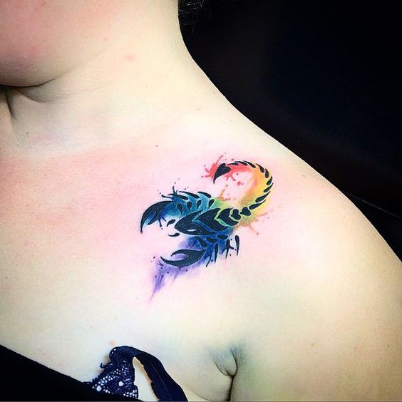 79 Ideas para Tatuajes de Escorpiones (+Significados) 25