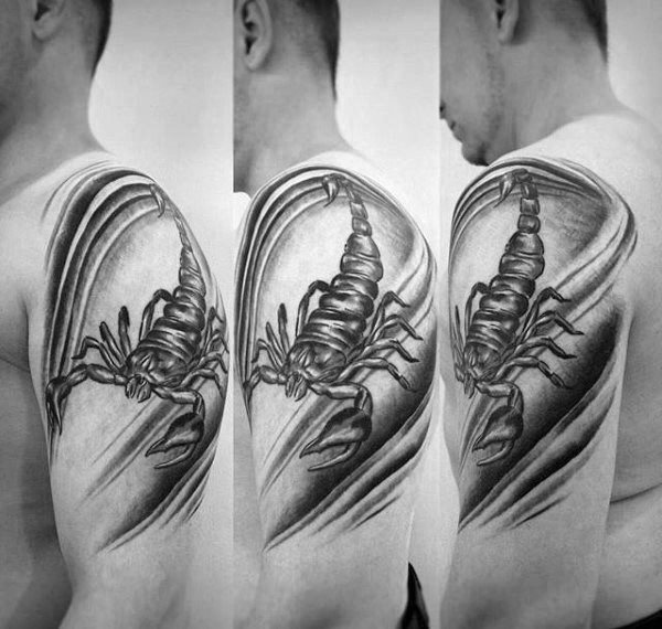 79 Ideas para Tatuajes de Escorpiones (+Significados) 28