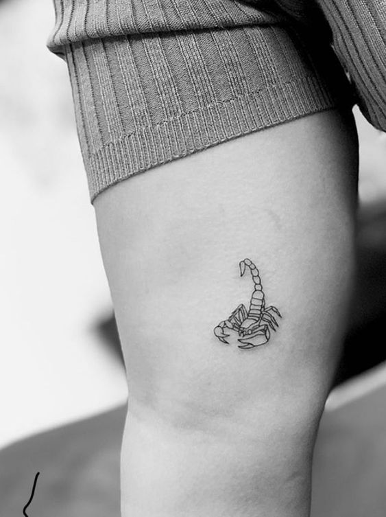 79 Ideas para Tatuajes de Escorpiones (+Significados) 56