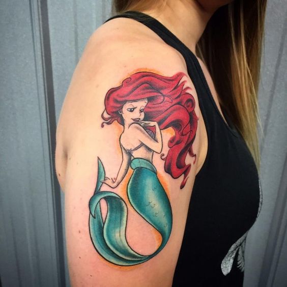 58 Ideas para Tatuajes de Sirenas (Significados) 31