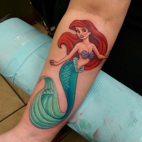 58 Ideas para Tatuajes de Sirenas (Significados) 34