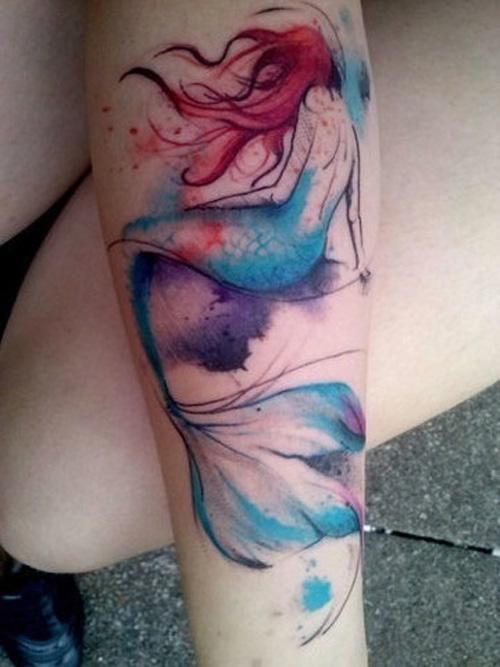 58 Ideas para Tatuajes de Sirenas (Significados) 40