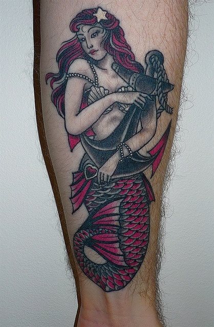 58 Ideas para Tatuajes de Sirenas (Significados) 17