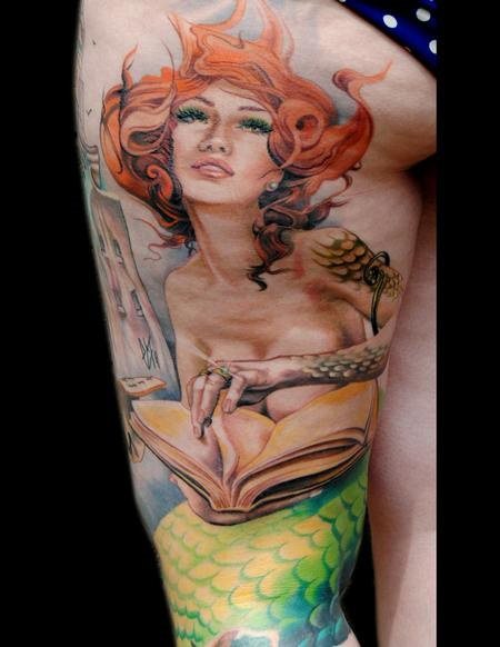 58 Ideas para Tatuajes de Sirenas (Significados) 19