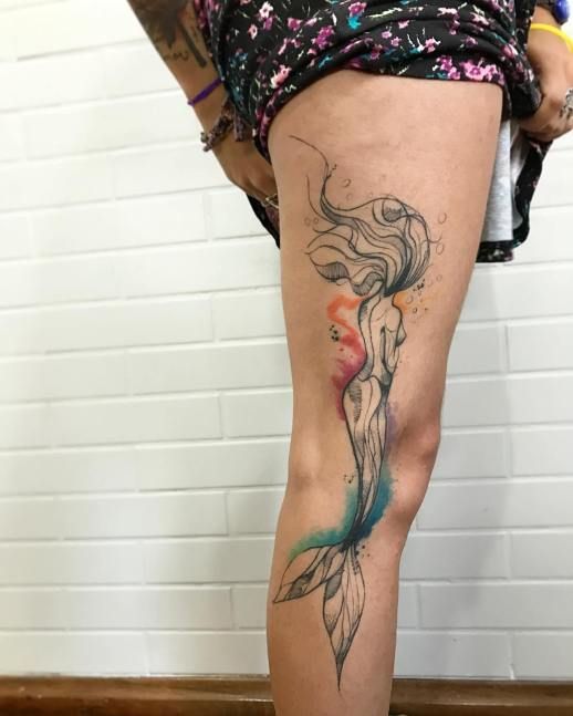 58 Ideas para Tatuajes de Sirenas (Significados) 8