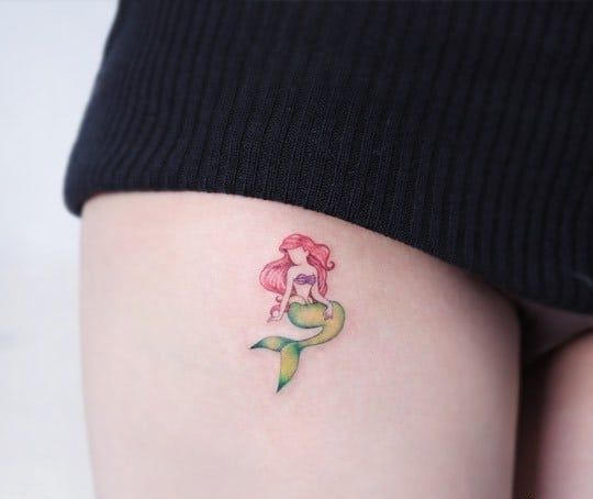 58 Ideas para Tatuajes de Sirenas (Significados) 43