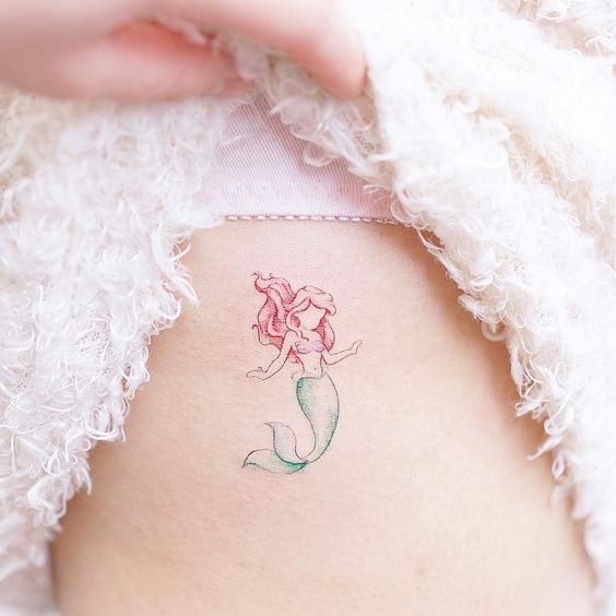 58 Ideas para Tatuajes de Sirenas (Significados) 46