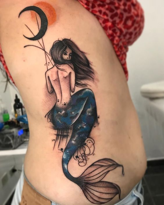 58 Ideas para Tatuajes de Sirenas (Significados) 1