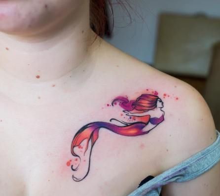 58 Ideas para Tatuajes de Sirenas (Significados) 3