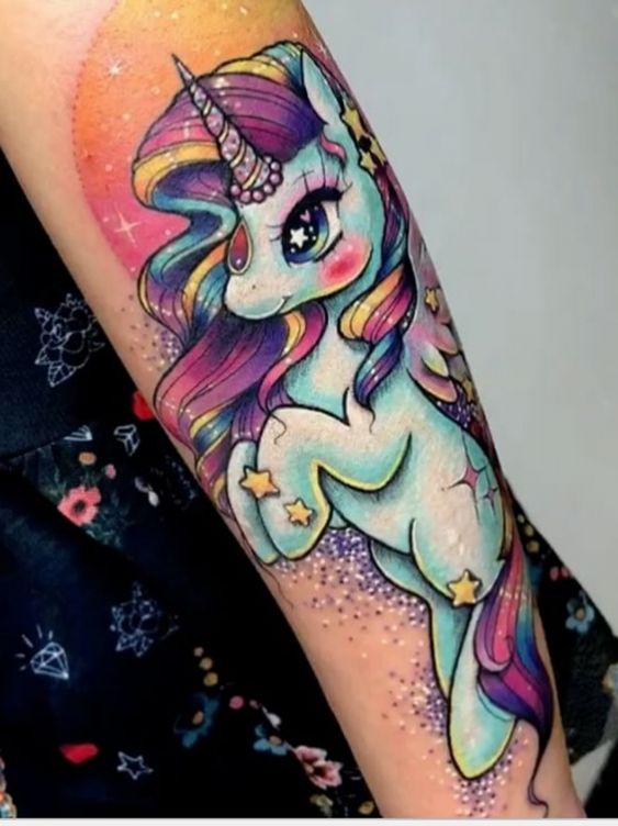 62 Ideas para Tatuajes de Unicornios (+Significados) 21