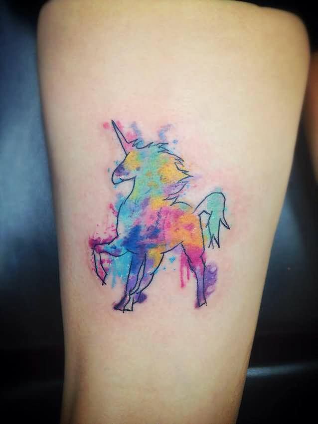 62 Ideas para Tatuajes de Unicornios (+Significados) 49