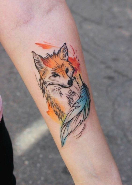 51 Tatuajes de zorros y sus significados 7