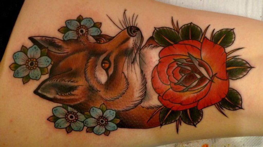 51 Tatuajes de zorros y sus significados 9