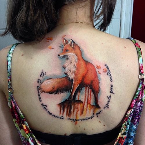 51 Tatuajes de zorros y sus significados 11