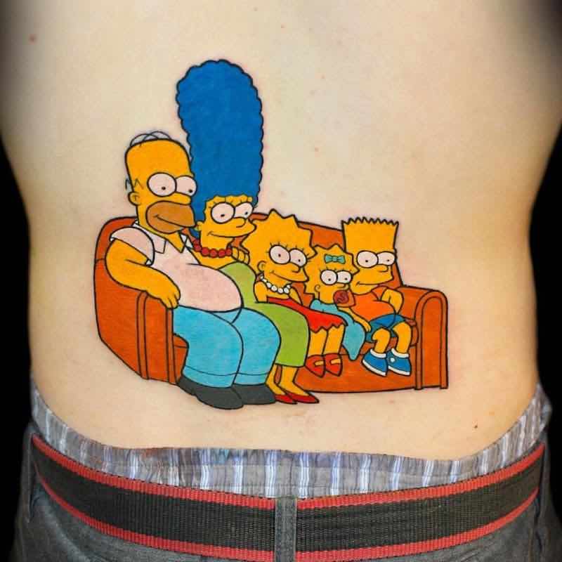 53 Tatuajes de los Simpson que te volaron la cabeza 1