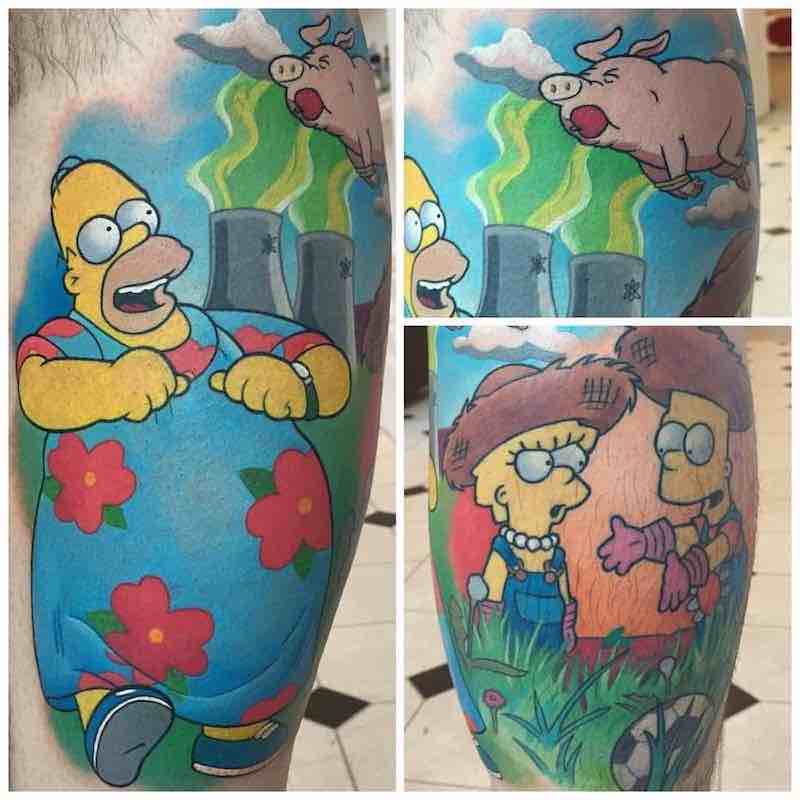 53 Tatuajes de los Simpson que te volaron la cabeza 4