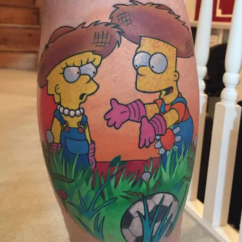 53 Tatuajes de los Simpson que te volaron la cabeza 5