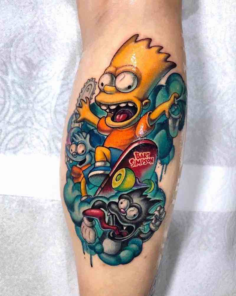 53 Tatuajes de los Simpson que te volaron la cabeza 6