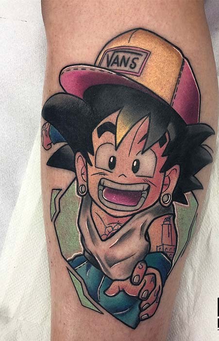 62 Mejores Tatuajes de Goku y sus Variantes 3