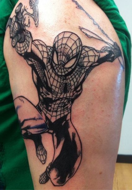 60 Ideas para Tatuajes de Spiderman (+Significados) 4