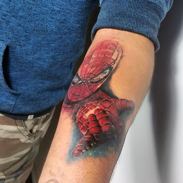 60 Ideas para Tatuajes de Spiderman (+Significados) 2