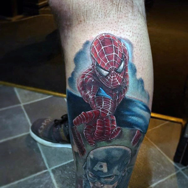 60 Ideas para Tatuajes de Spiderman (+Significados) 5